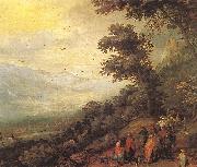BRUEGHEL, Jan the Elder, Gathering of Gypsies in the Wood fddf